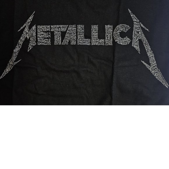 Metallica 40th Anniversary Songs thrash metal rock Official T-Shirt L NWT - Picture 3 of 5